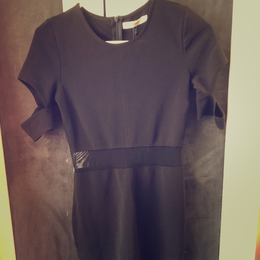 Black dress with cut out